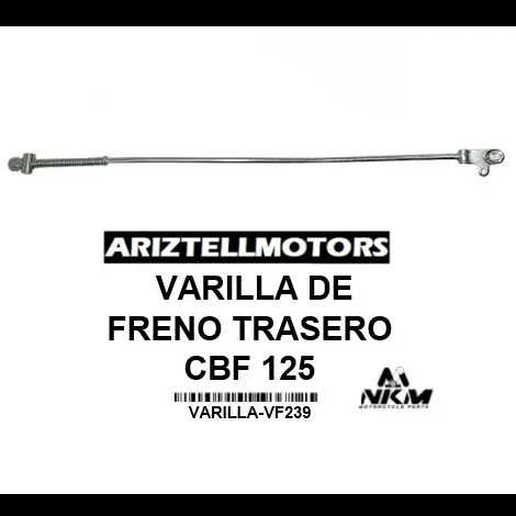VARILLA DE FRENO TRASERO CBF-125
