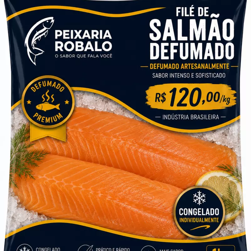 Filé de Salmão Defumado