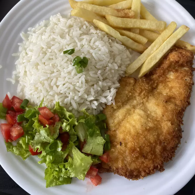 Filé de frango à Milanesa