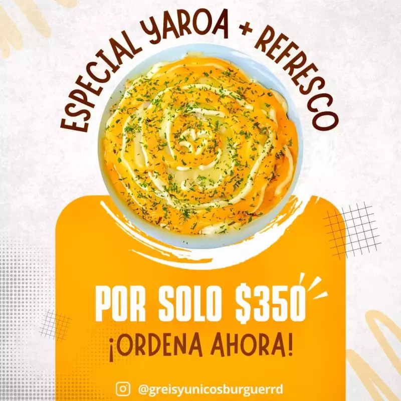 OFERTA YAROA GRANDE + REFRESCO