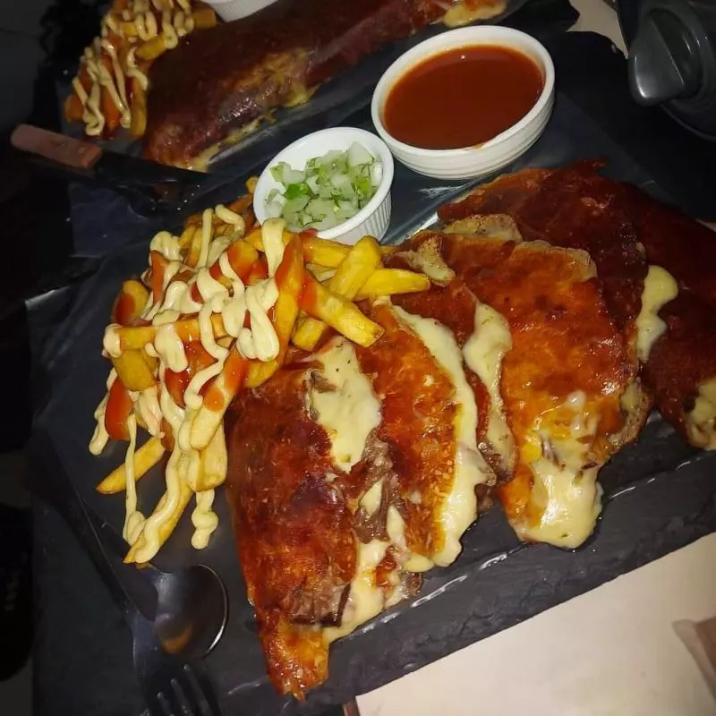 6 tacos queso fundido