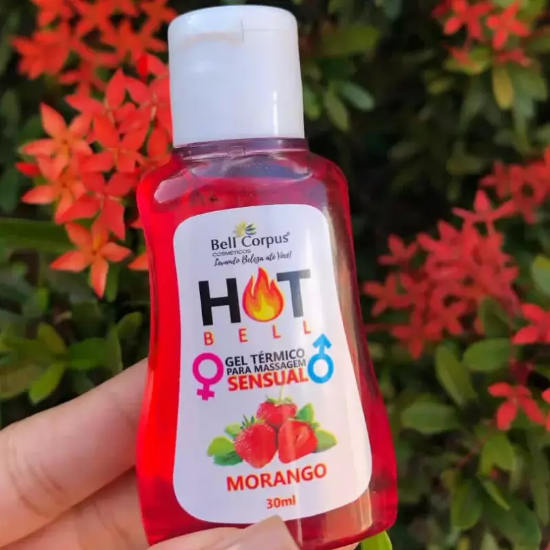 GEL TÉRMICO SENSUAL MORANGO 30ML