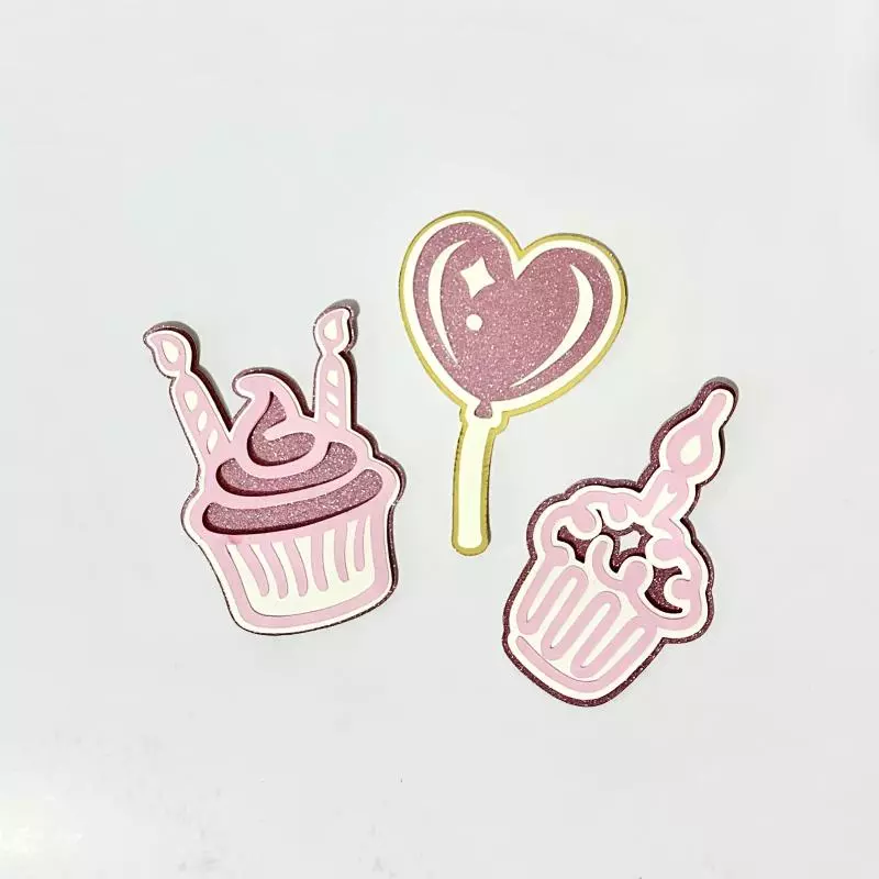 Topper mediano x3 figura cumple fem