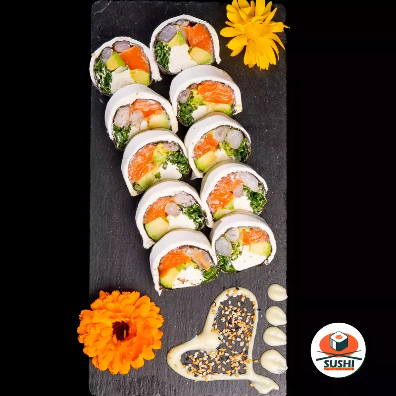 Ebi sake chesse sin arroz