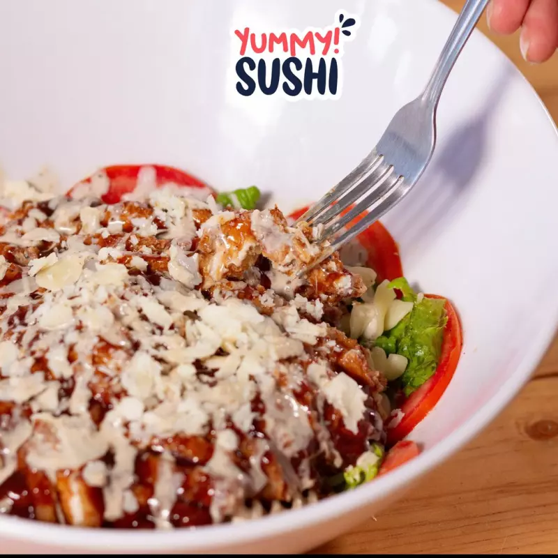 Ensalada de Pechuga con BBQ