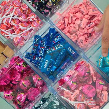 Balas, Pirulito e Chiclete