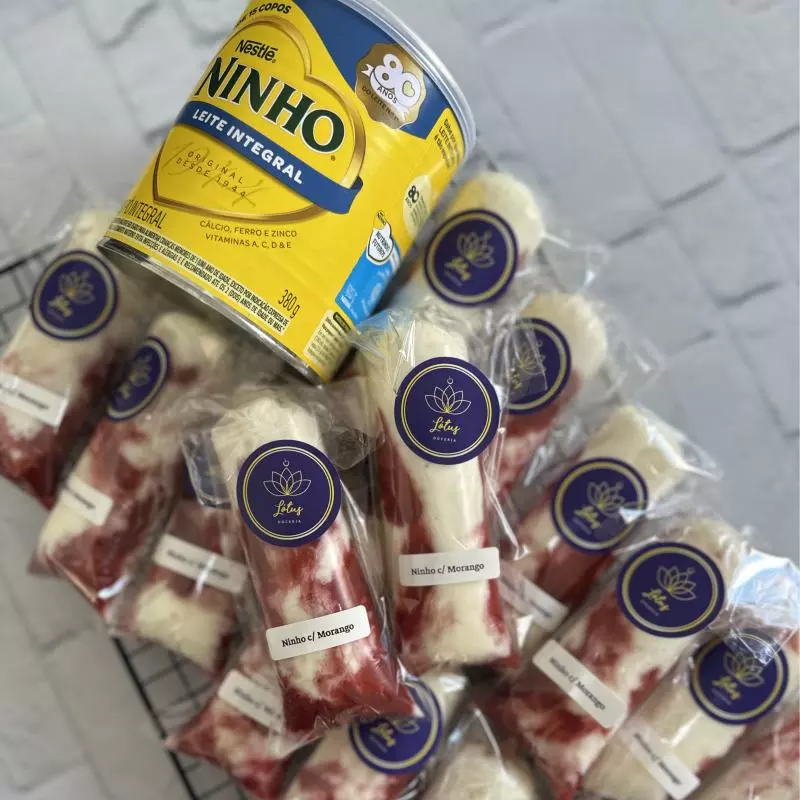 Ninho com morango