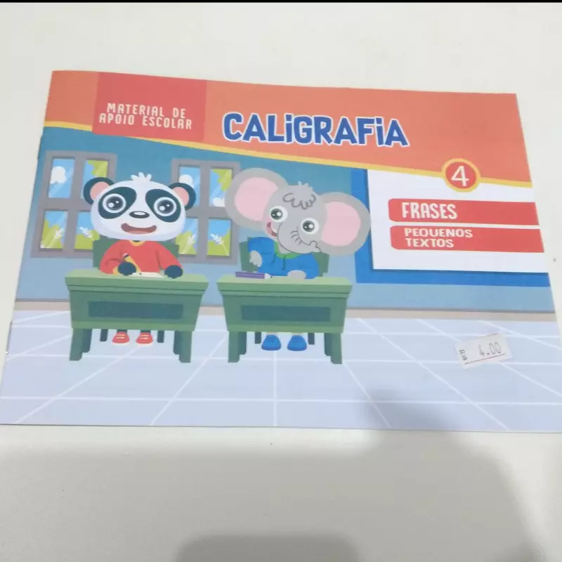 Caderno de caligrafia 4 Baag