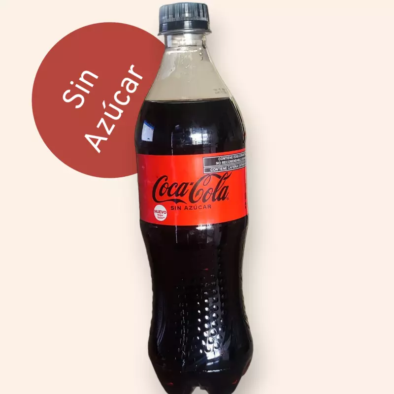 Cocacola sin azúcar 600 ml