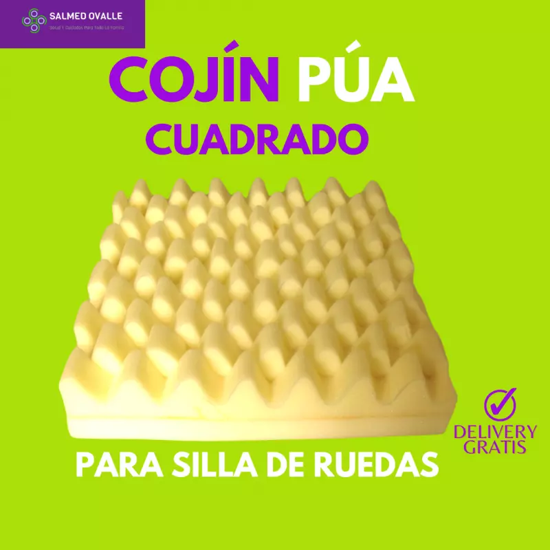 COJÍN PÚA CUADRADO SILLA DE RUEDA