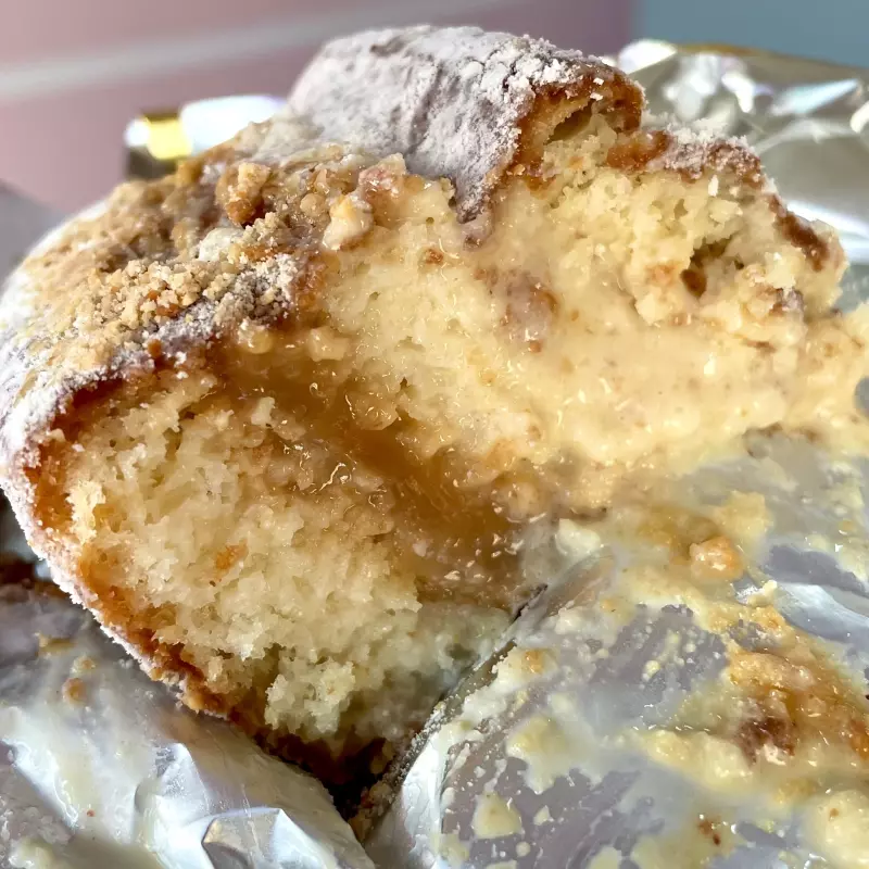 Doce de leite com ganache de paçoca