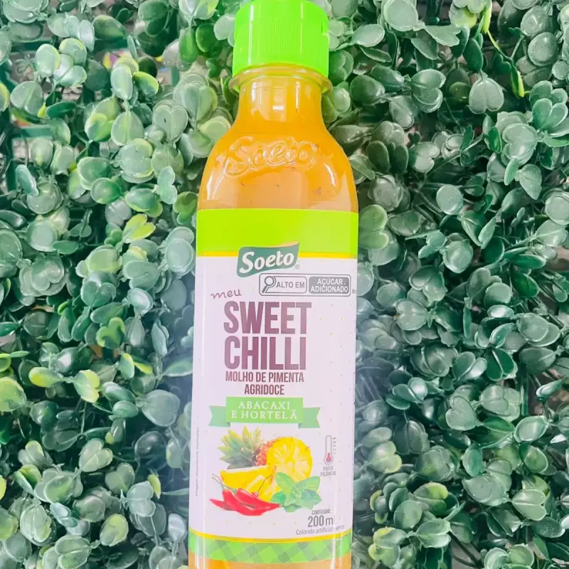 Molho de Pimenta Abacaxi e Hortelã