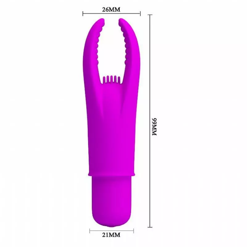 MASSAGEADOR SILICONE P/ CLITORIS E MAMILOS