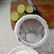 VASO ESCARCHADO CON LIMON