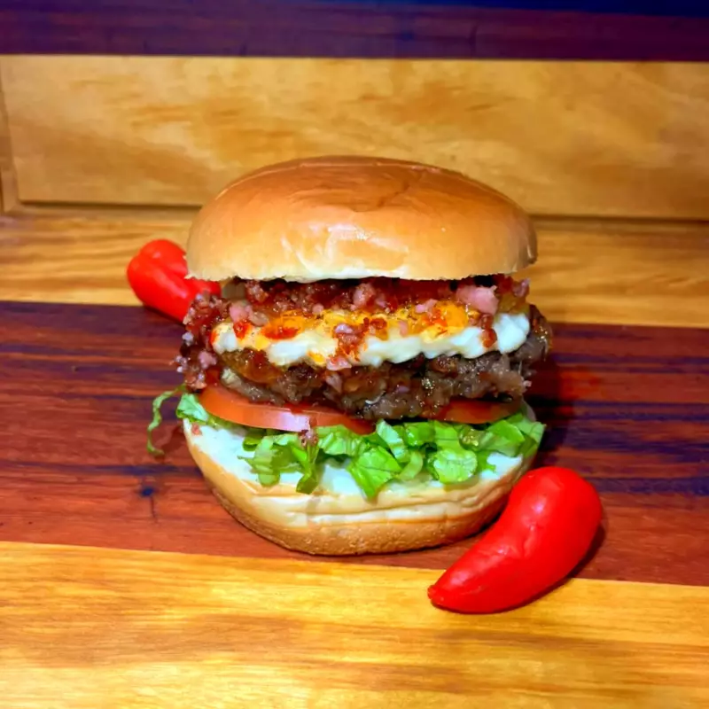 Hambúrguer Chilli Bacon