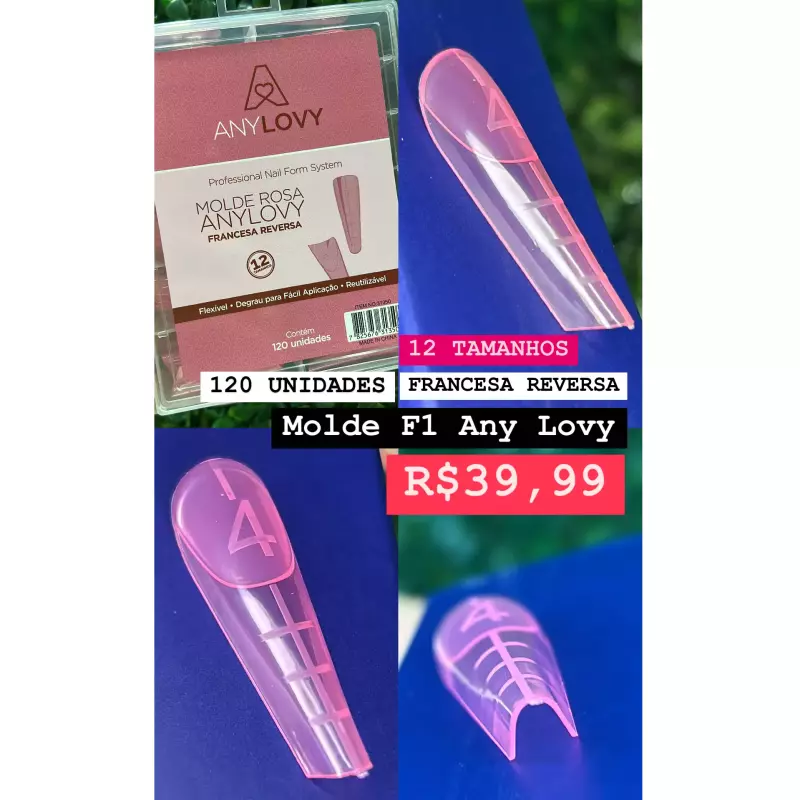 Molde F1 Any Lovy Francesa Reversa