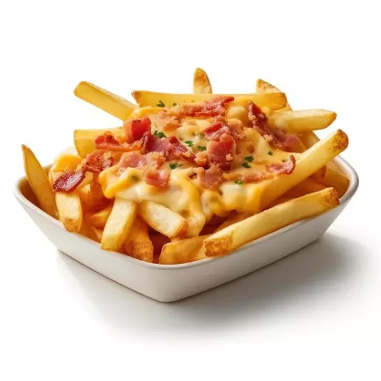 Batata com Cheddar e Bacon