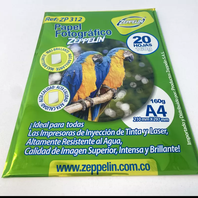 PAPEL FOTOGRÁFICO 160g