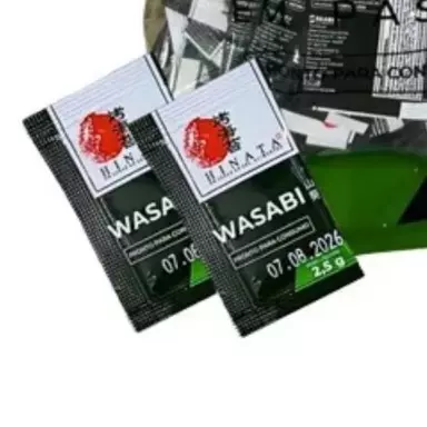 Sache Wasabi em Pasta