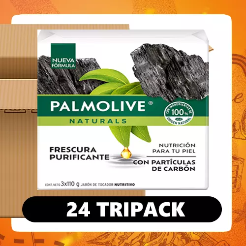 Caja Palmolive Jabón Carbón Act 110g