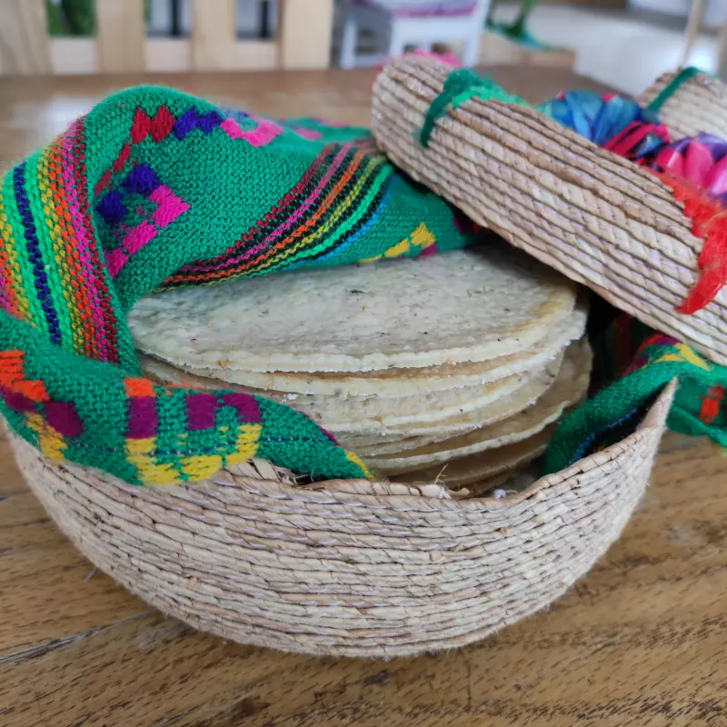 1/4 Tortillas azul o negro