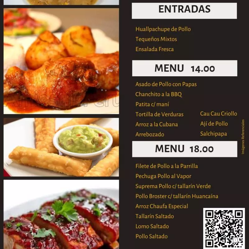 Menú 18.00 soles