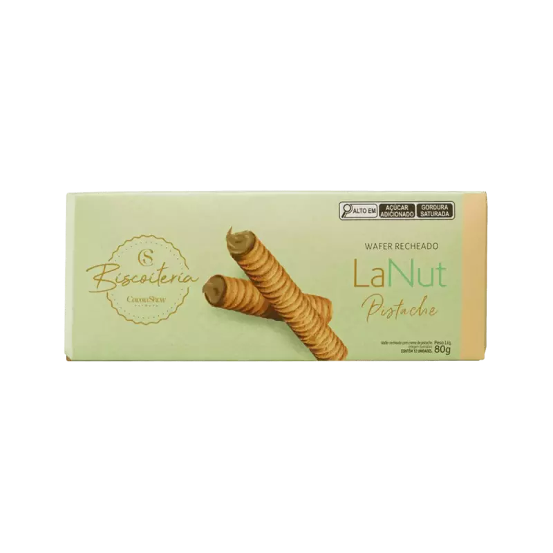 Wafer Biscoiteria Pistache 80g