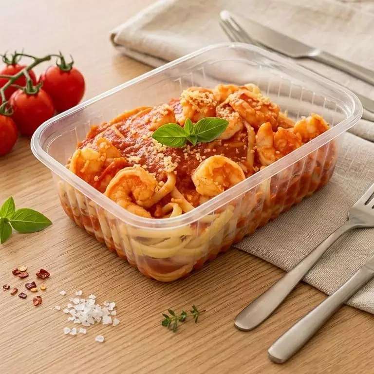 Linguine com Camarão