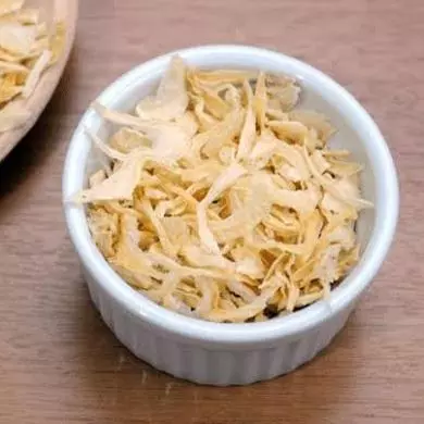 Cebola em flocos