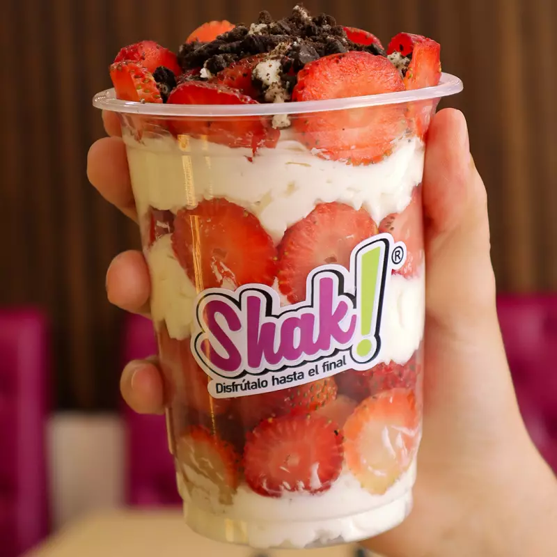 Fresas con crema y Oreo