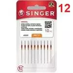 036 Agulha p/ maquina c/ 10 un Nº 12