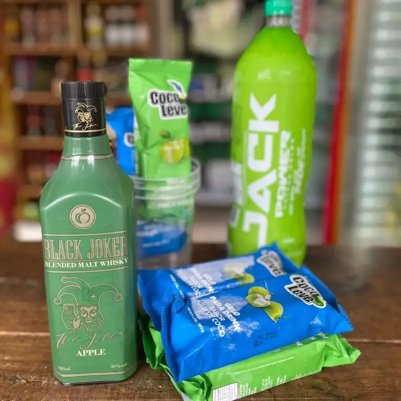 Combo Black Jocker maçã verde