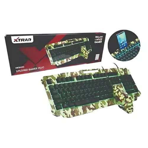 TECLADO/MOUSE GAME C/FIO PLUS HK8400