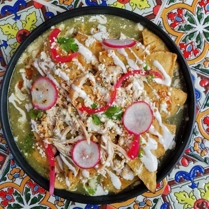 Chilaquiles Verdes Naturales