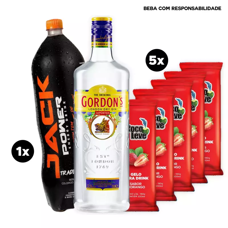 Combo Gin Gordon’s London 750ml