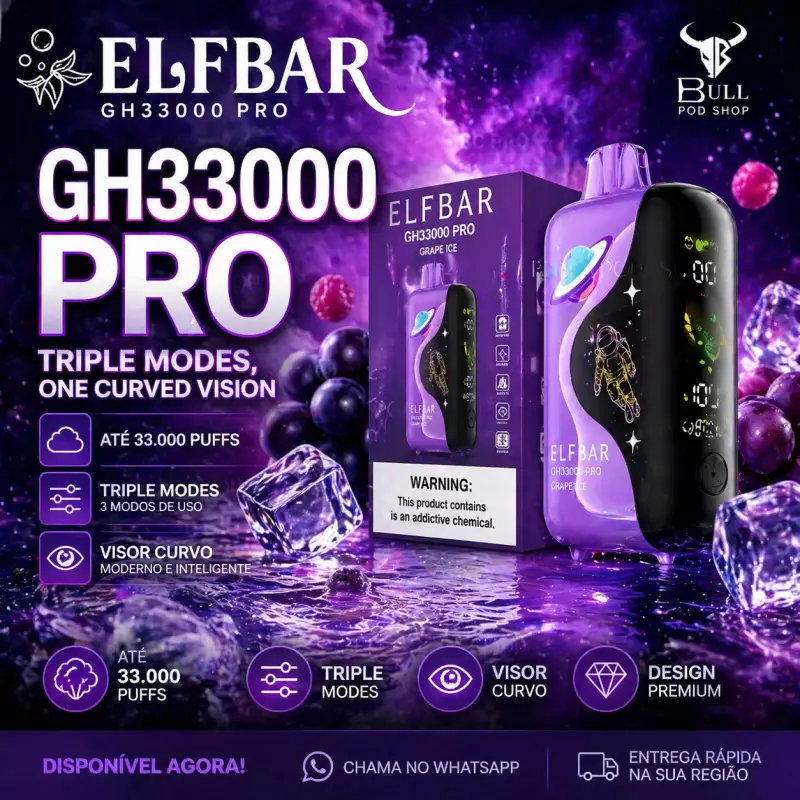 ELFBAR GH 33000 - LANÇAMENTO
