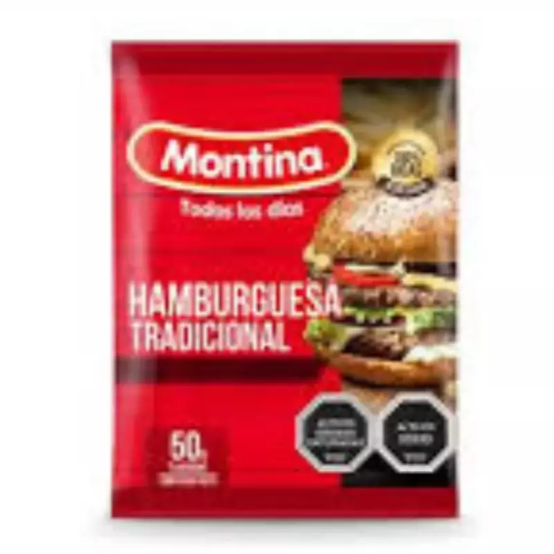 HAMBURGUESA VACUNO 50G MONTINA