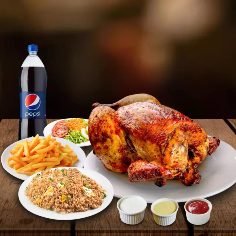 1 Pollo a la Brasa  + chaufa