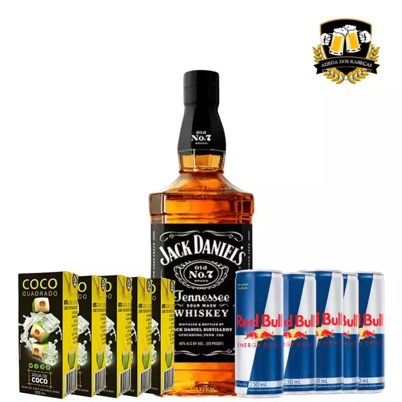 Jack Daniel's 700ml C/Red Bull