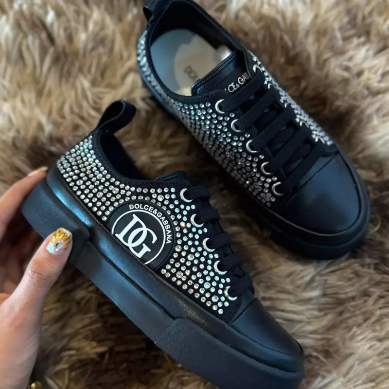 TENIS DOLCE GABBANA BLACK-SILVERGLOW