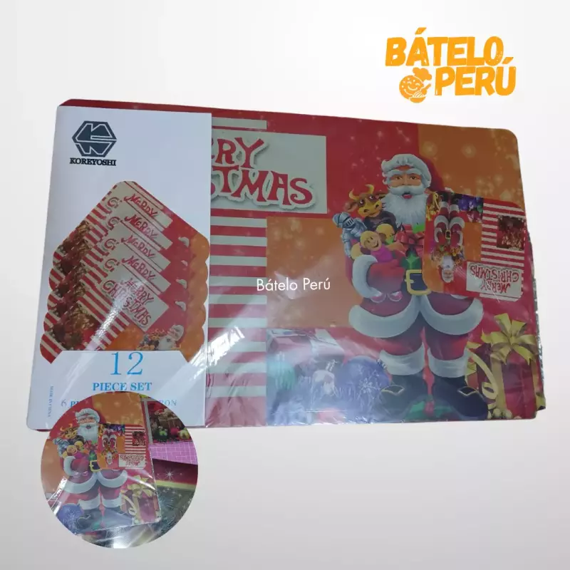 TAPETE PARA MESA NAVIDAD X6