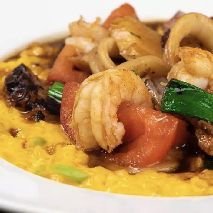RISOTTO DE MARISCO SALTADO