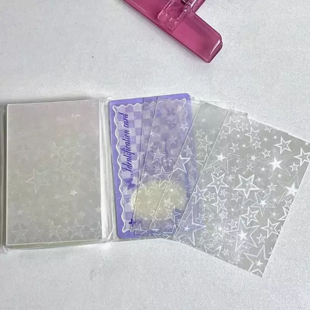 Sleeves holográficas de estrellas