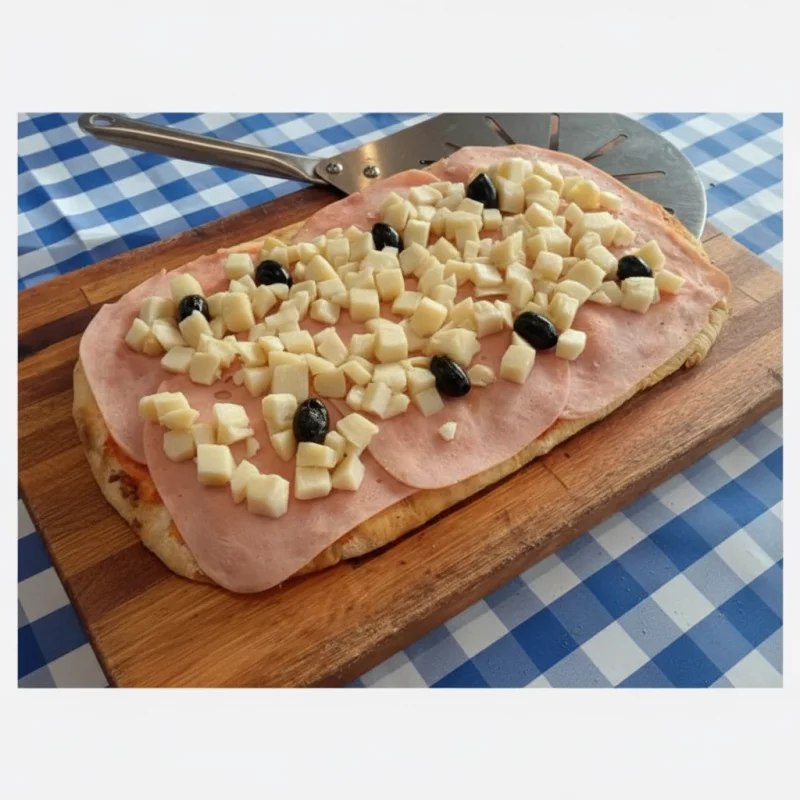 Palmitos C/ jamon Rectangular