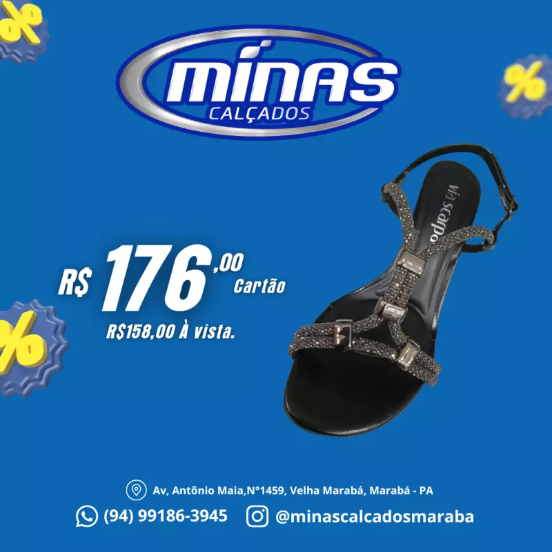 Sandália Preta RF:17471