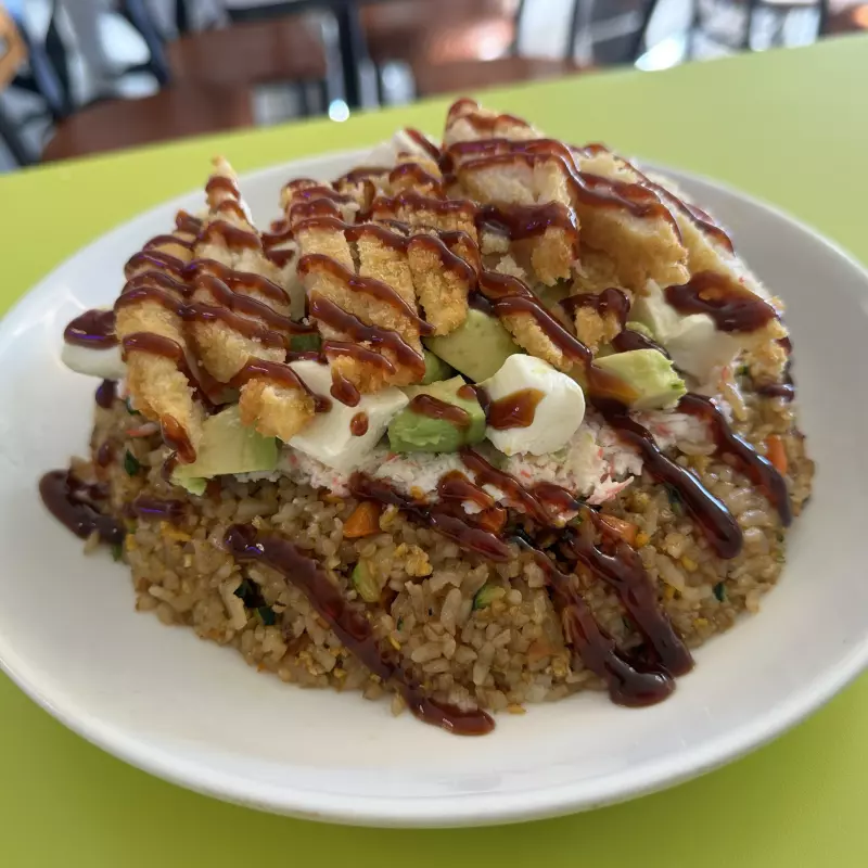 Yakimeshi Krispy de camarón