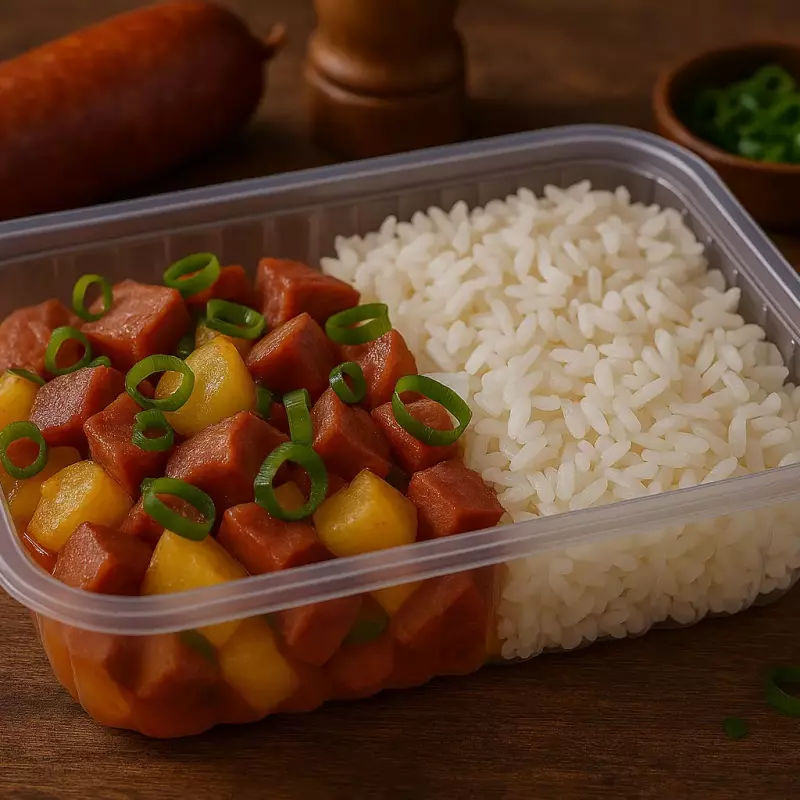 Linguiça Calabresa c/ Batata