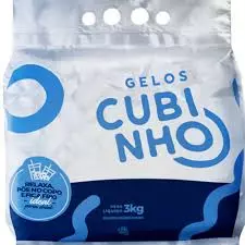 Gelo Cubos Pacote com  3kg