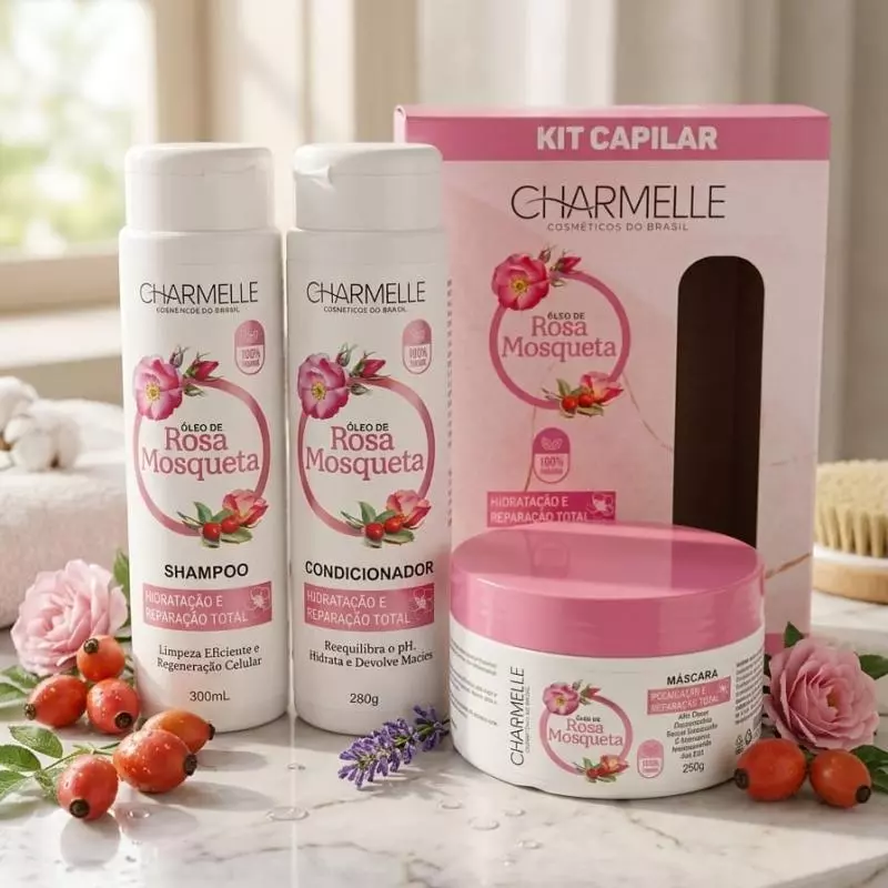 Kit Rosa Mosqueta 3x1 Charmelle