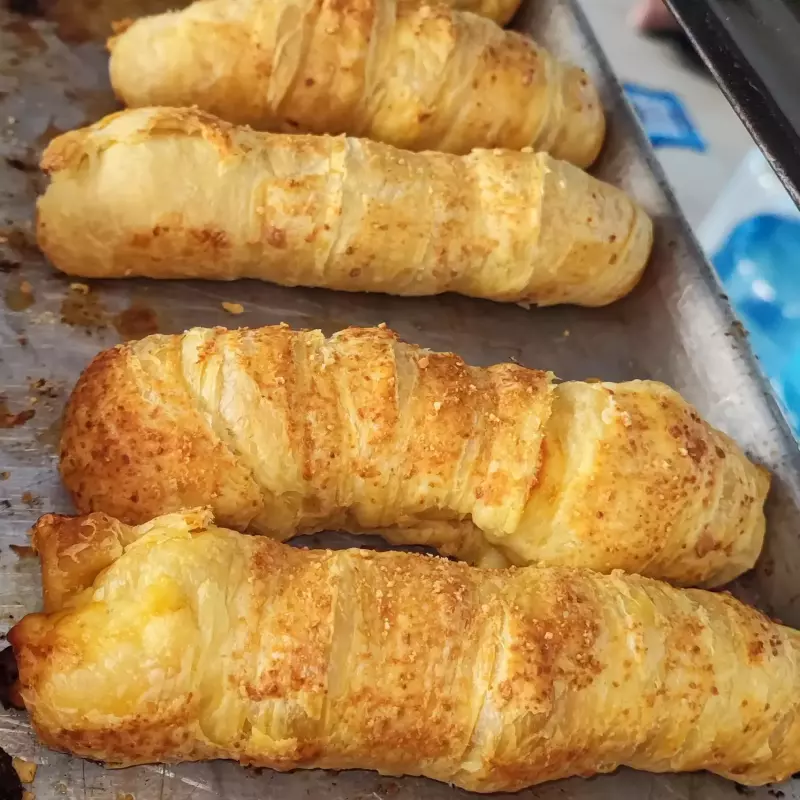 Deditos horneado con queso